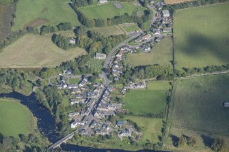 Oblique aerial view of Milltown, looking NNW.