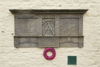 Detail of war memorial.