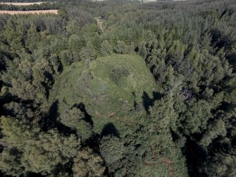 Oblique aerial view of the fort known as Castle Findlay