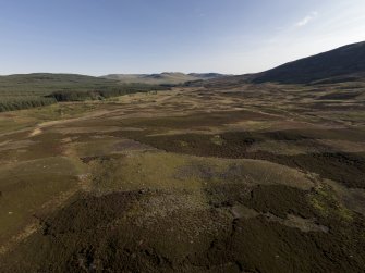 General oblique aerial view of the field system at Glen Cochil, looking S.