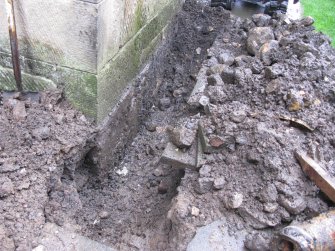 Photograph from watching brief at Kilwinning Old Parish Church