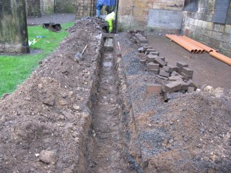 Photograph from watching brief at Kilwinning Old Parish Church