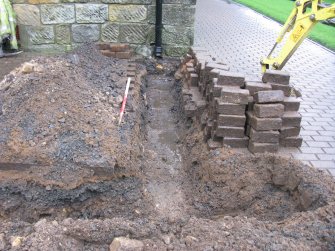 Photograph from watching brief at Kilwinning Old Parish Church