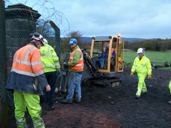 Photograph from watching brief for BAA Glasgow HIAL project