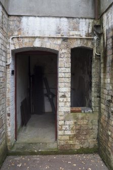 General view of entrance to Lamp Room looking west.