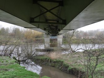 Detail view of underside of road bridge