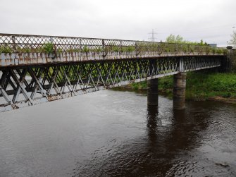 View of disused road bridge, from east