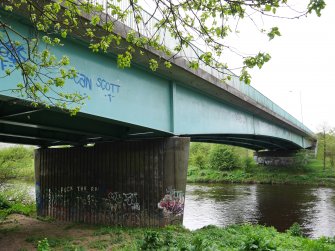 View of road bridge, looking south west