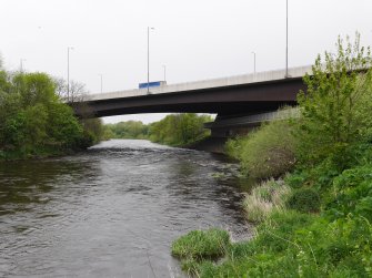 General view of bridge from east, looking downstream