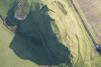 Oblique aerial view of the fort on Craig Rock, looking ESE.