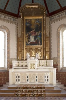 Altar with reredos painting of St. Gregory.