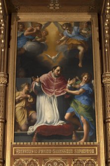 Reredos painting of St. Gregory