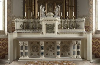 Altar with aumbry.