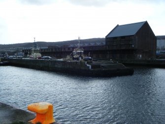 General view of the docks, photograph from watching brief at James Watt Dock, Glasgow