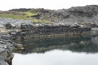 Creag Na H-Uamha Quarry (NM71NW 114), view of walling from north east