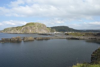 Creag Na H-Uamha quarry (NM71NW 114) at high tide, general view from west.