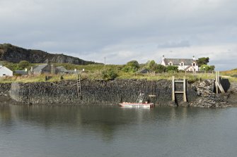 Harbour, north wall, view of stonework
