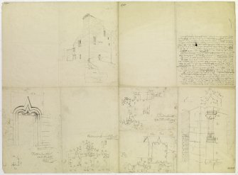 Sketches and details of Cardarroch and Badenheath.