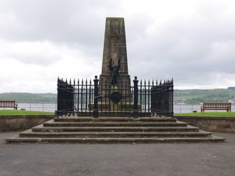 General view of N side of memorial.