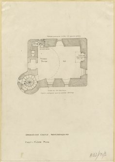 First floor plan.