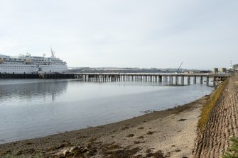 Pier and breakwater, general view from north east