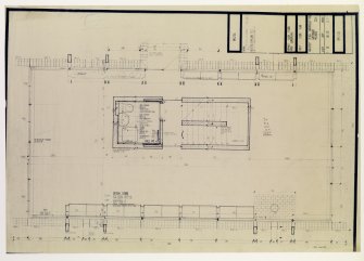 Drawing showing first floor plan of the Bernat Klein Studio