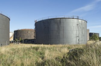 VIew of fuel tanks (first phase, 1912/13) from south west