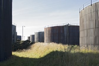 Fuel tanks, general view from east