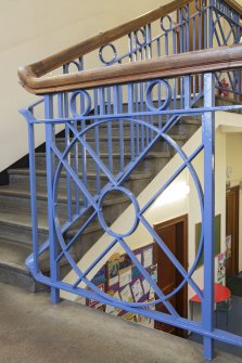 Entrance Stair. Detail of balustrade.
