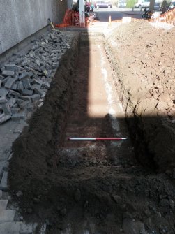 Trench 1 - record image, photograph from archaeological evaluation at Edinburgh Napier University, Merchiston Campus