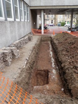 General view, photograph from archaeological evaluation at Edinburgh Napier University, Merchiston Campus