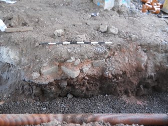 Photograph from archaeological evaluation at Edinburgh Napier University, Merchiston Campus
