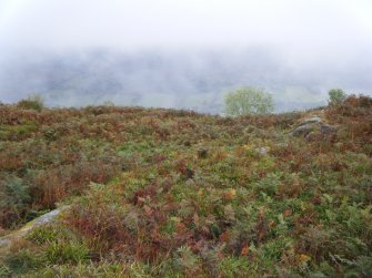 View towards the north part of the fort interior, photograph of Caisteal Mac Tuathal, from a topographic archaeological survey at five Pictish Forts in the Highlands