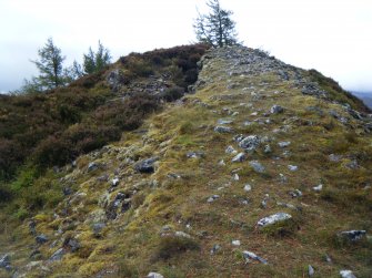 Photograph of Dun da Lamh, from a topographic archaeological survey at five Pictish Forts in the Highlands