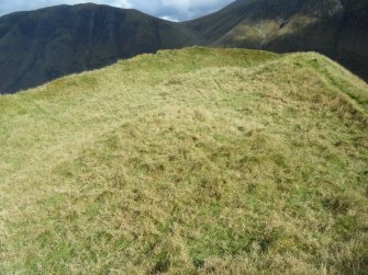 View of fort interior from the south west, photograph of Dun Deardail, from a topographic archaeological survey at five Pictish Forts in the Highlands