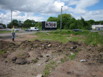 Pre-condition survey - Area B, photograph from final report on an archaeological evaluation at Main Street, Bridgeton