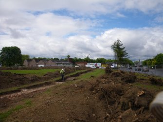 Photograph from final report on an archaeological evaluation at Main Street, Bridgeton