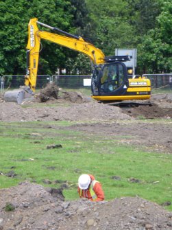 Photograph from final report on an archaeological evaluation at Main Street, Bridgeton