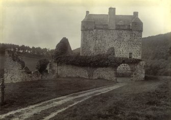 View of Neidpath Castle from East
