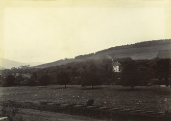 Distant view of Barns House