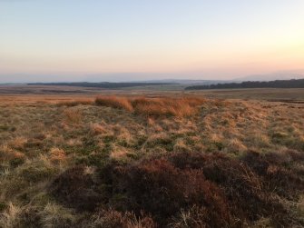 View of Cairn A, looking south