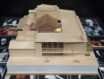 Bennetts Architects' model of design for alterations to theatre (roof on).