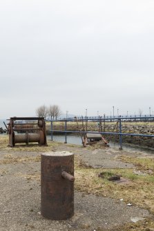 View of machinery from south.