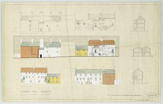 Somerville Street elevations before and after renovation.