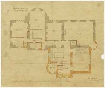 Plan of principal floor, Eastend House