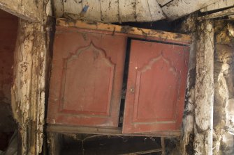 Detail of cupboard in entrance hall