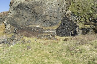 An engine house building to north of boiler house, view from west