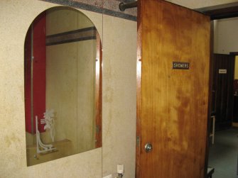 Main Pavilion. Interior. Home Team Shower Room