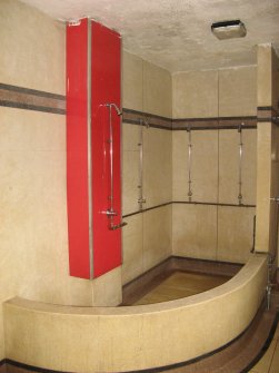 Main Pavilion. Interior. Home Team Shower Block