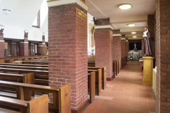 View of west side aisle from north west.
